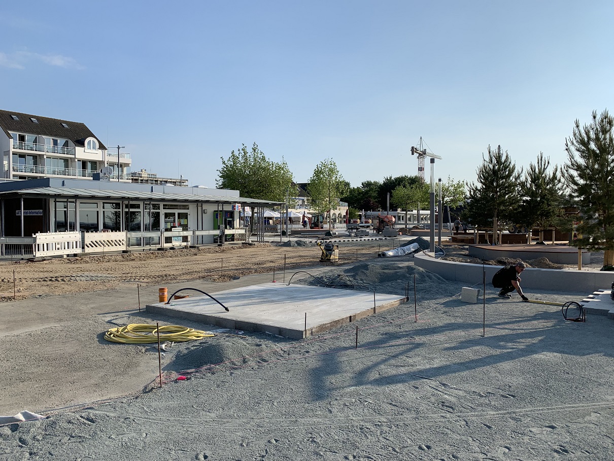 Seebrückenvorplatz und Promenade Großenbrode